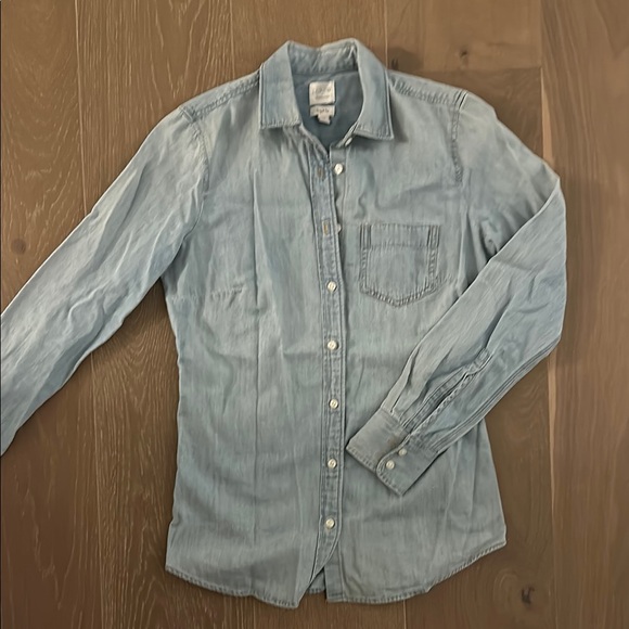 J. Crew Chambray Button Down Shirt - Picture 4 of 5